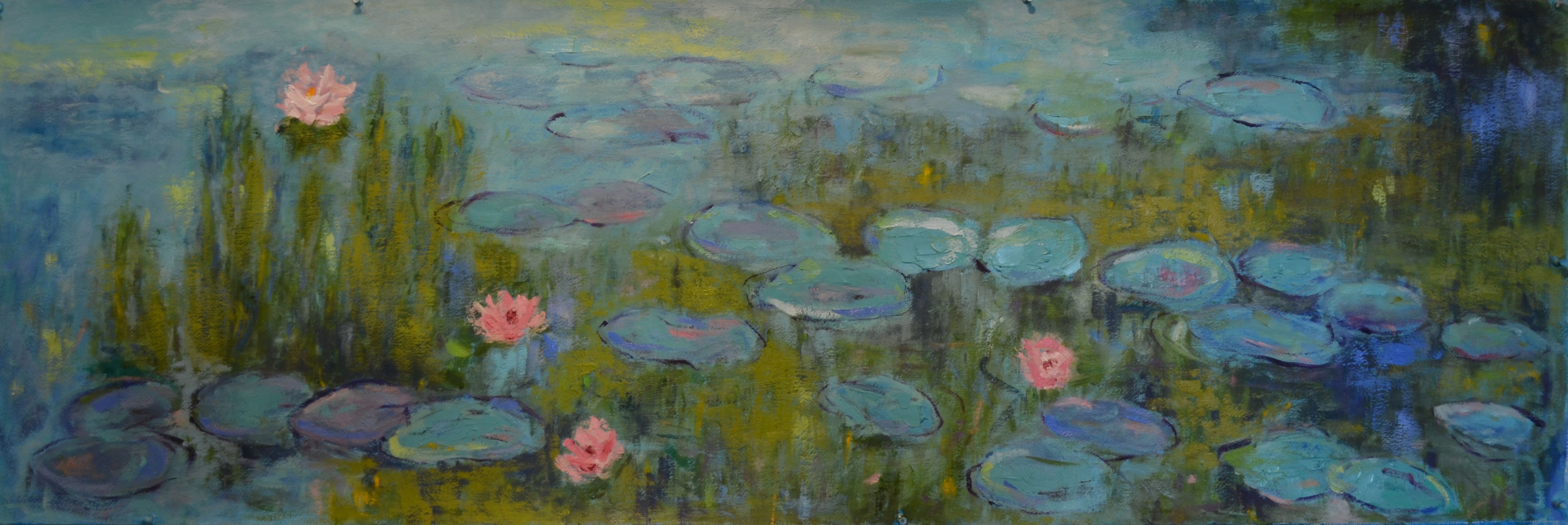 Water Lily Impressions II by Nancy Ziegler